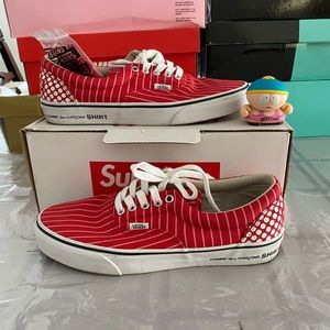 supreme comme des garcons vans
